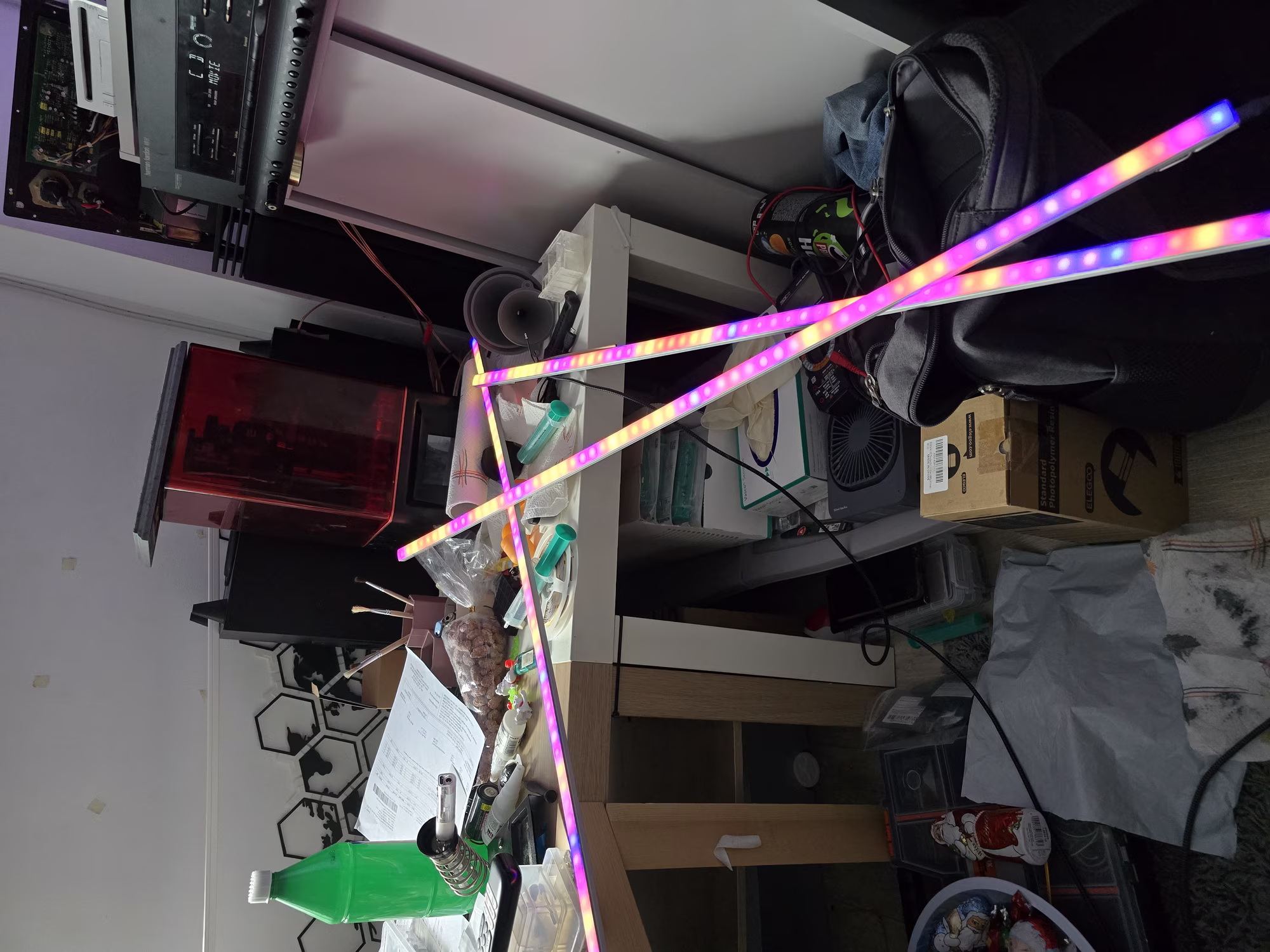 3 LED-Leisten fertig